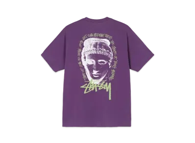Stussy YOUNG MODERNS PIGMENT DYED TEE "Purple"