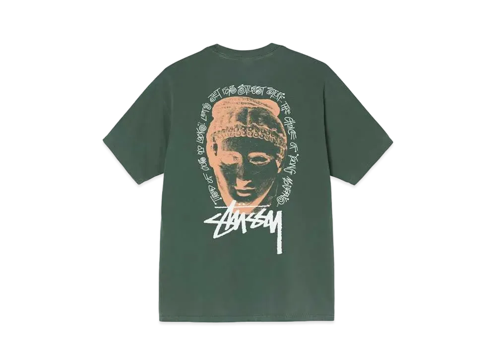 Stussy YOUNG MODERNS PIGMENT DYED TEE "Pine"