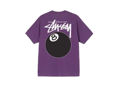 Stussy 8 BALL PIGMENT DYED TEE "Purple"