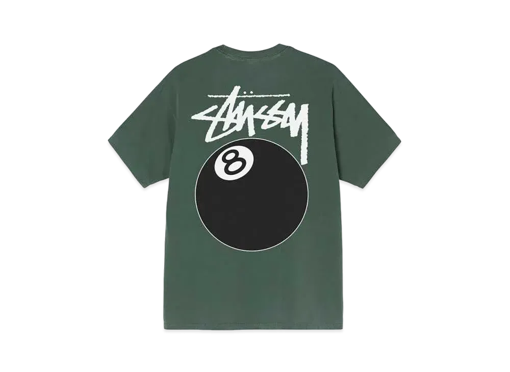 Stussy 8 BALL PIGMENT DYED TEE "Pine"