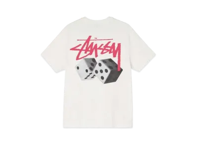 Stussy ROLL THE DICE PIGMENT DYED TEE "Natural"
