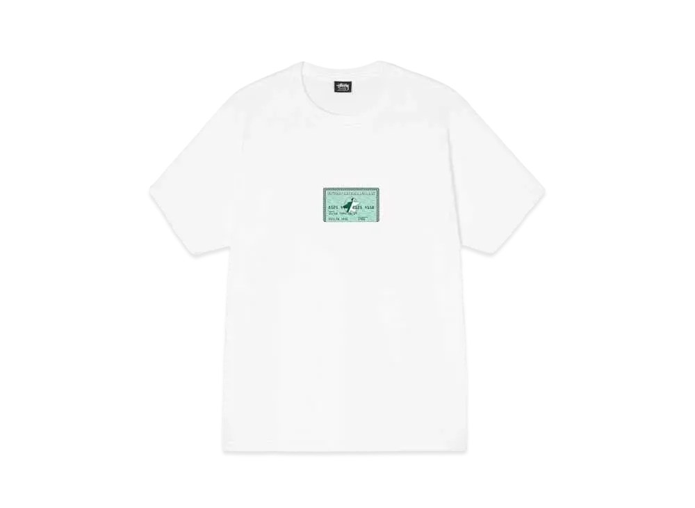 Stussy DEBT TEE "White"