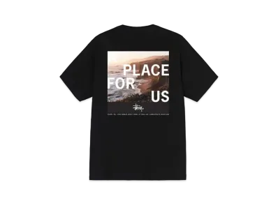 Stussy PLACE FOR US TEE "Black"
