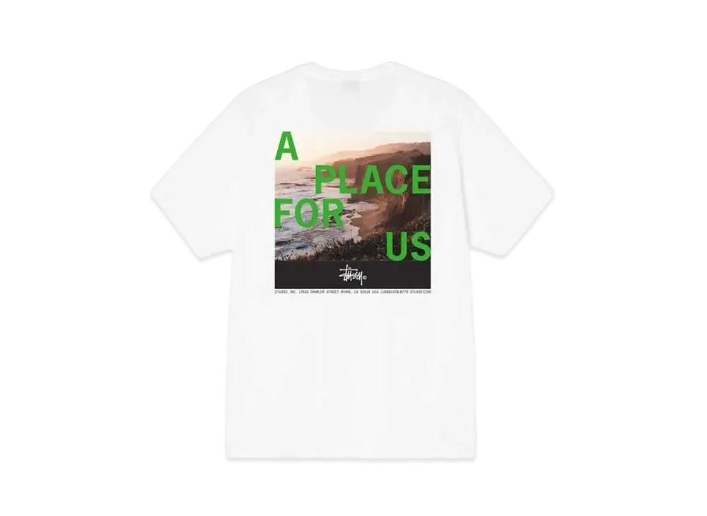 Stussy PLACE FOR US TEE "White"