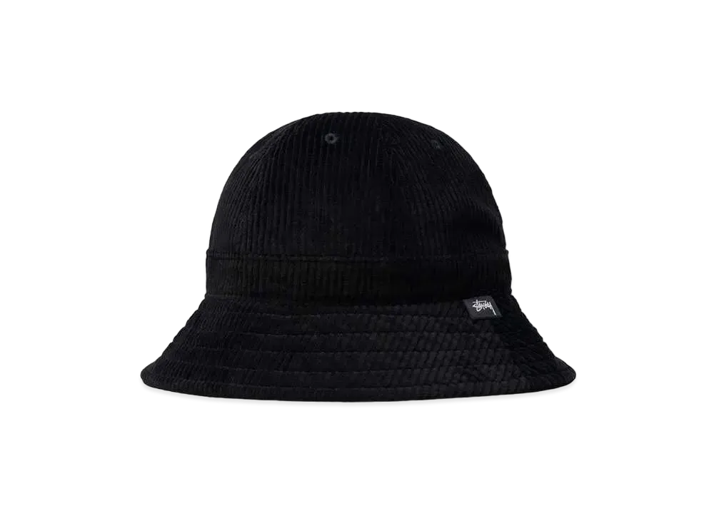 Stussy CORDUROY BELL CAP "Black"