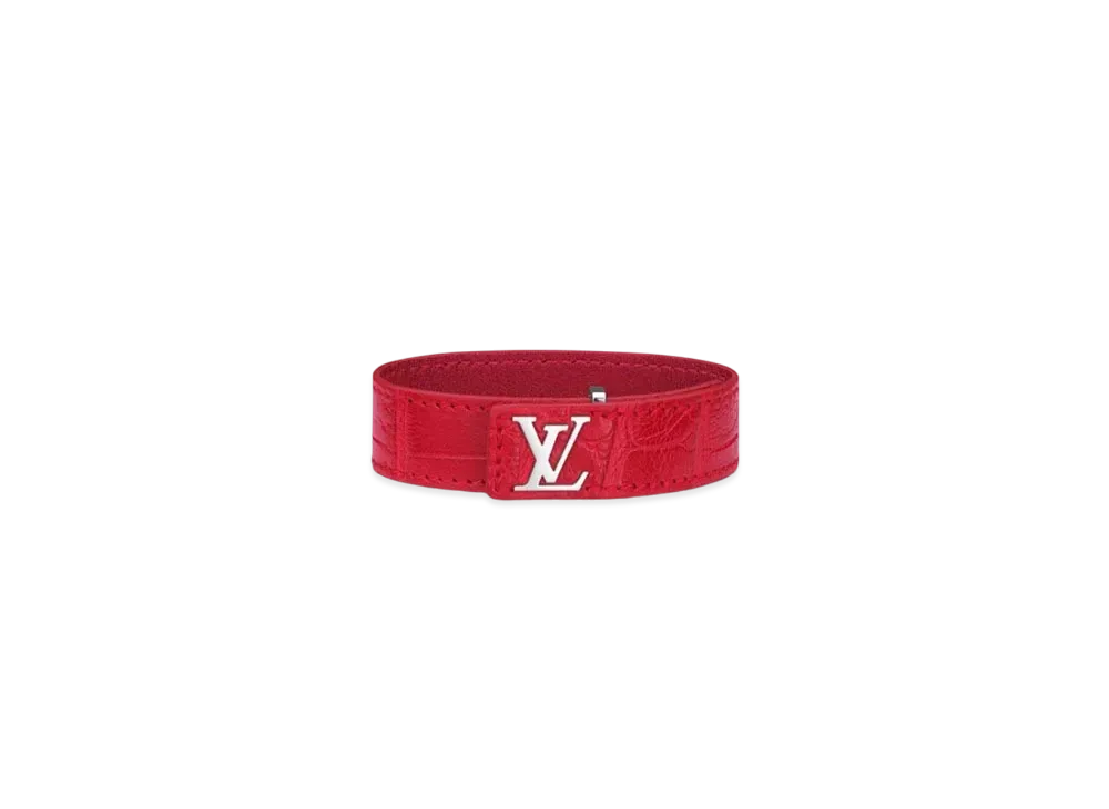 Louis Vuitton LV Slim Bracelet "Red"