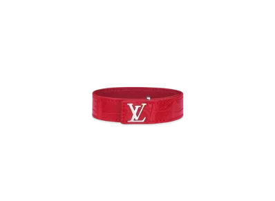 Louis Vuitton LV Slim Bracelet "Red"