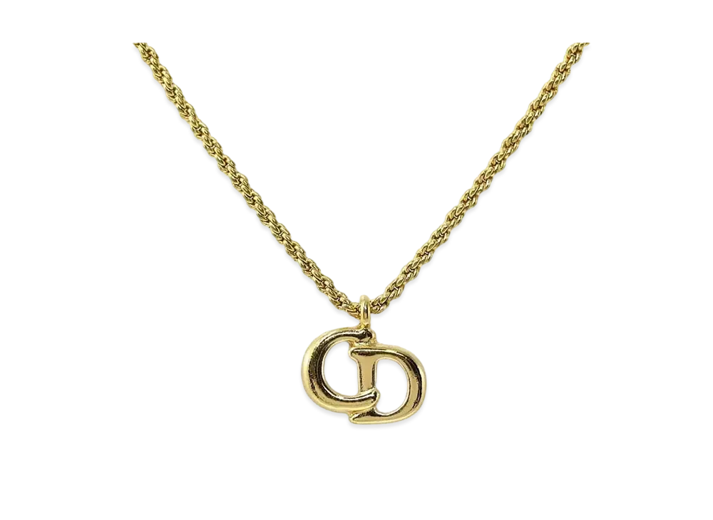 ディオール CD ロゴ ネックレス "ゴールド"