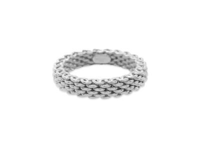 Tiffany & Co Somerset Mesh Ring "Silver"