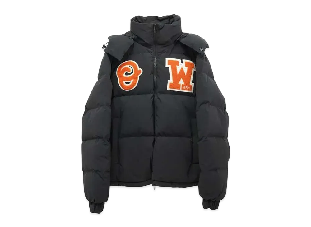 OFF-WHITE c/o Virgil Abloh MENS OW PATCH PUFFER "Black"