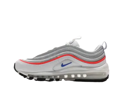 Nike Women's Air Max 97 "Metallic Silver/Flash Crimson/Racer Blue"