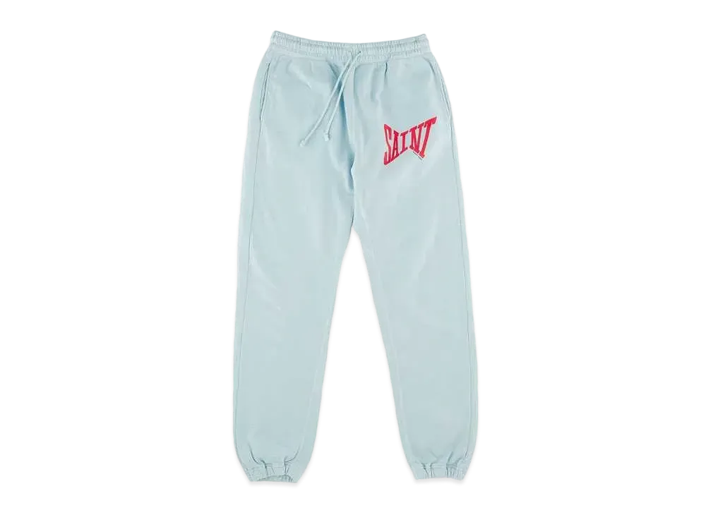 SAINT Mxxxxxx SWEAT PANTS / LOGO "Blue"