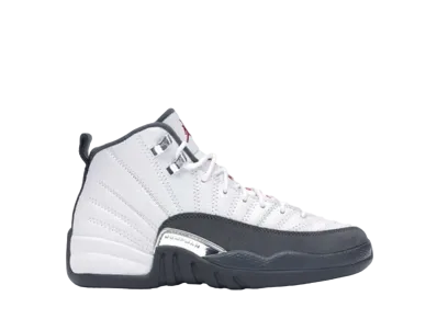 Nike GS Air Jordan 12 Retro "White/Dark Grey"