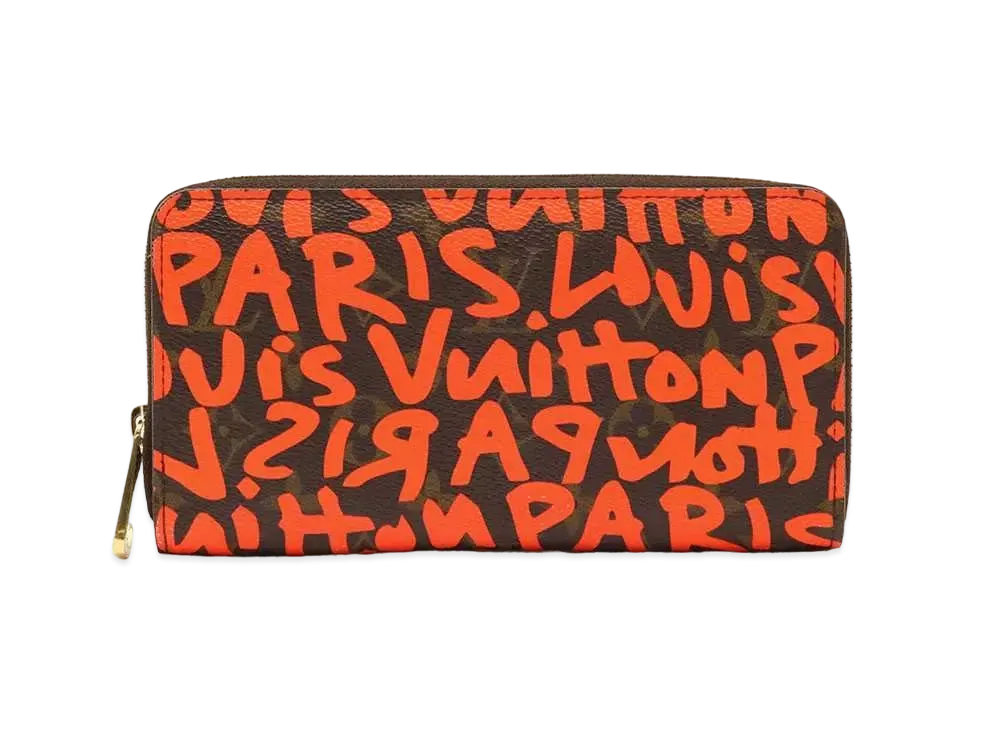 Louis Vuitton Zippy Wallet Monogram Graffiti Stephen Sprouse Collection "Orange"