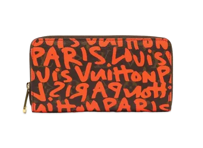 Louis Vuitton Zippy Wallet Monogram Graffiti Stephen Sprouse Collection "Orange"