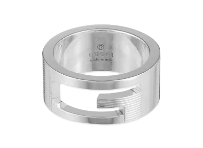 Gucci Branded Regular G ring "Silver"