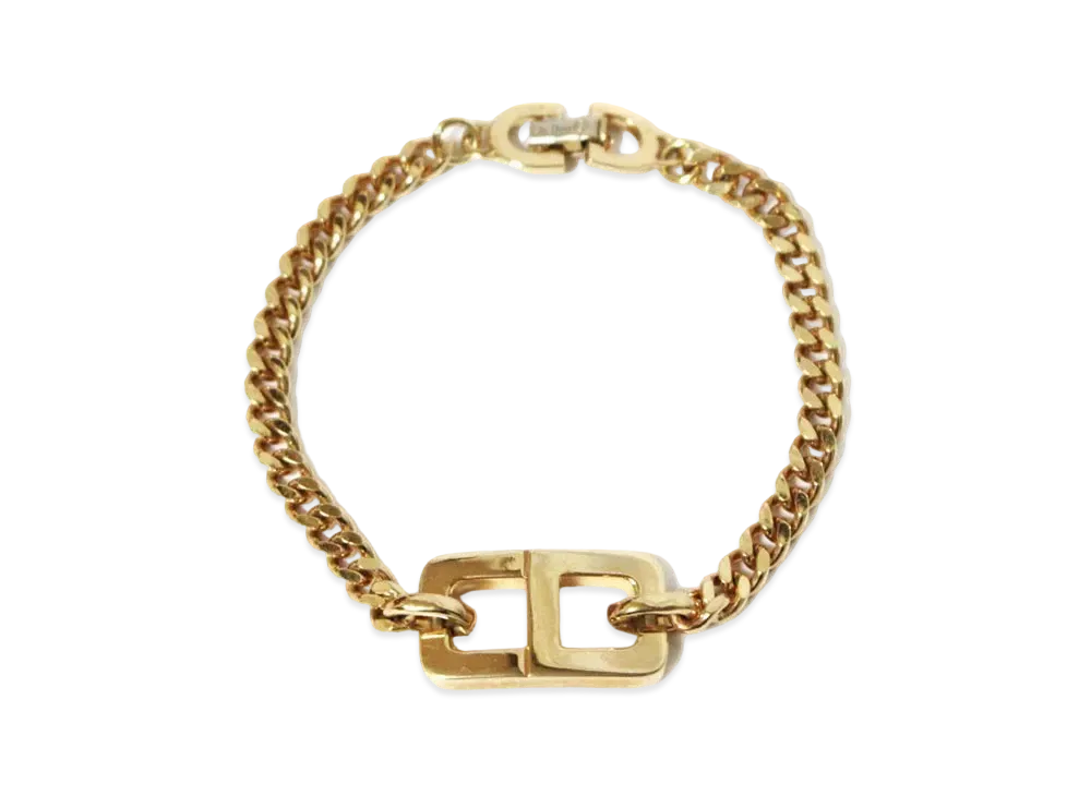 ディオール ロゴ ブレスレット "ゴールド"