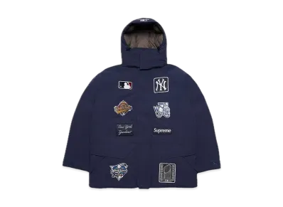 Supreme / New York Yankees GORE TEX 700-Fill Down Jacket "Navy"