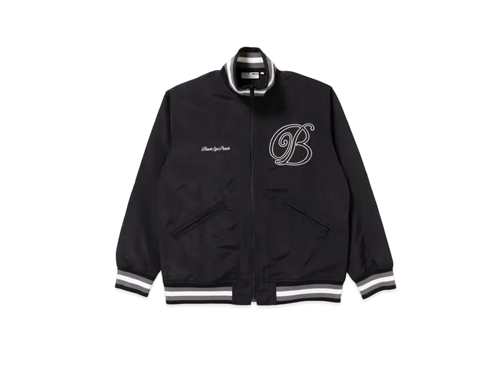BlackEyePatch B EMBLEM NYLON TRACK JACKET "Black"