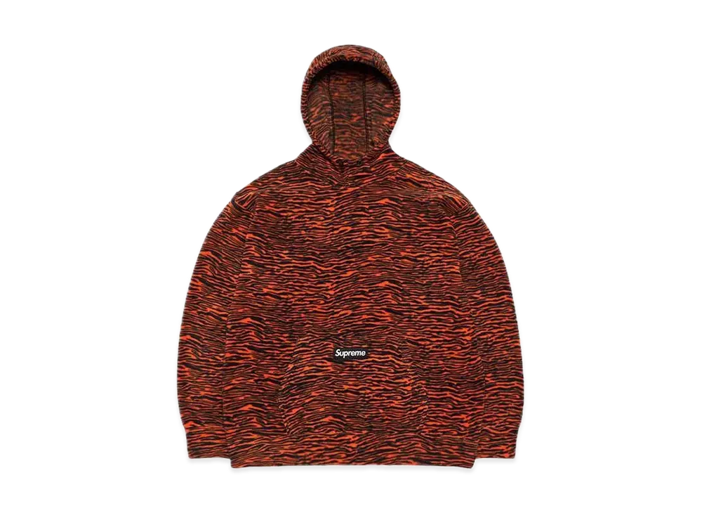 Supreme Polartec Hooded Sweatshirt "Tiger"