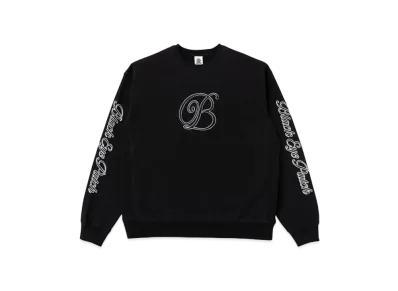 BlackEyePatch B EMBLEM CREW SWEAT "Black"