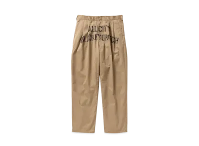 BlackEyePatch ALL CITY STENCILED WORK PANTS "Khaki"