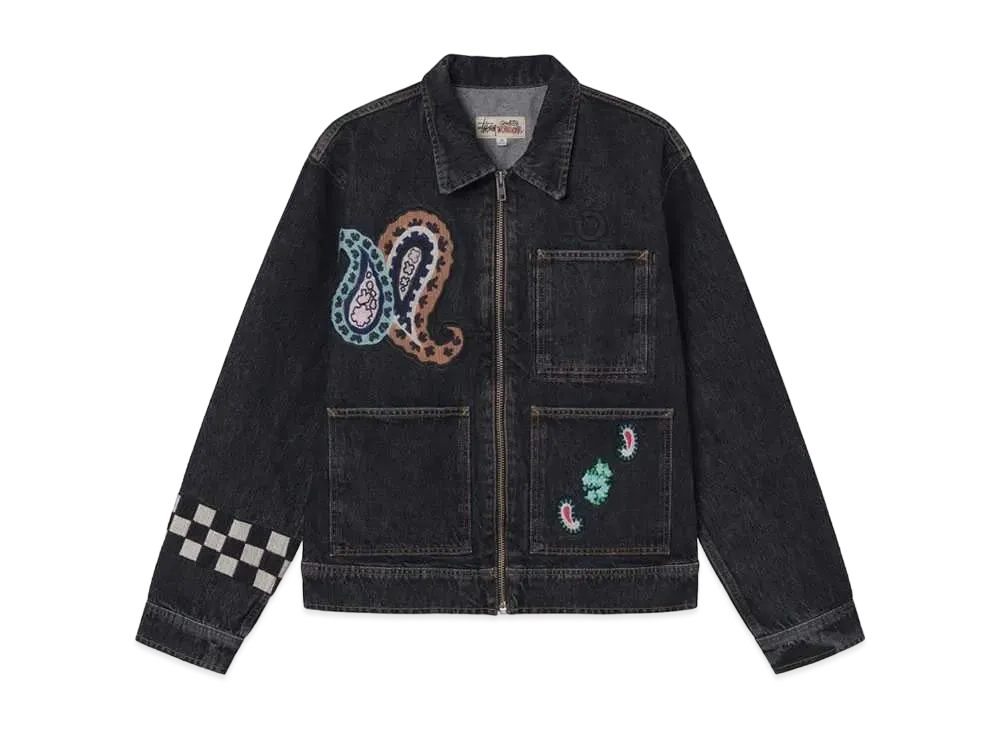 Stussy NOMA DENIM ZIP WORK JACKET 