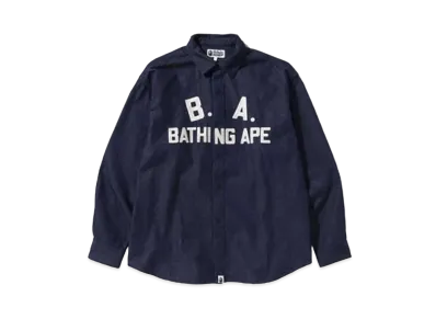 A BATHING APE B.A LOOSE FIT DENIM SHIRT "Indigo"