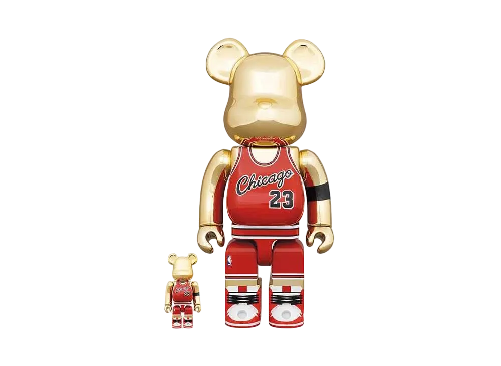 Bearbrick Michael Jordan 1985 ROOKIE JERSEY 100% & 400%
