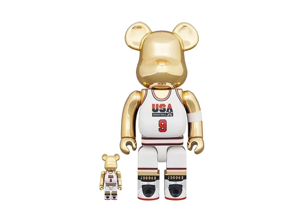 Bearbrick Michael Jordan 1992 TEAM USA 100% & 400%