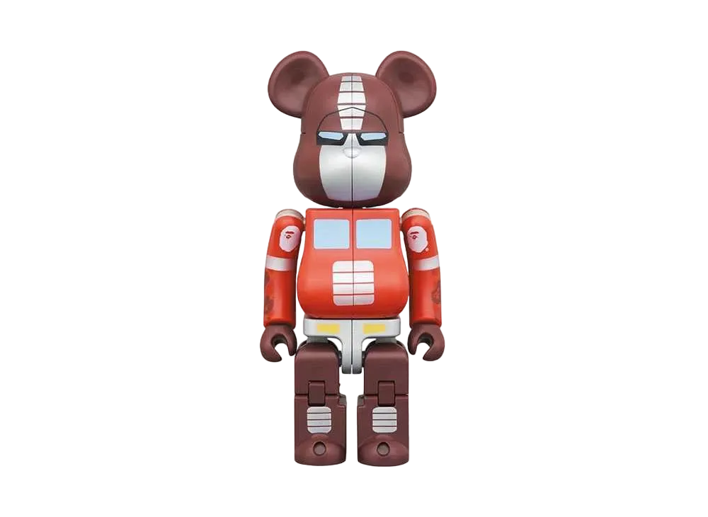 Bearbrick × TRANSFORMERS OPTIMUS PRIME BAPE(R) RED