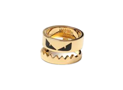 Fendi Anello Occhi bugs Metallo Ring "Gold"