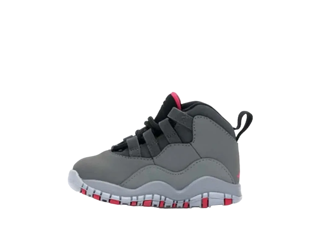 ナイキ TD エアジョーダン10 レトロ "ラッシュピンク"(キッズ)