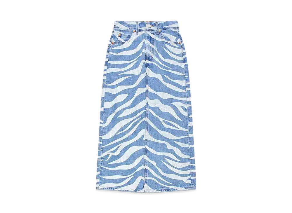 LEVI'S x CLOT 70'S HIGH MIDI SKIRT "Blue"