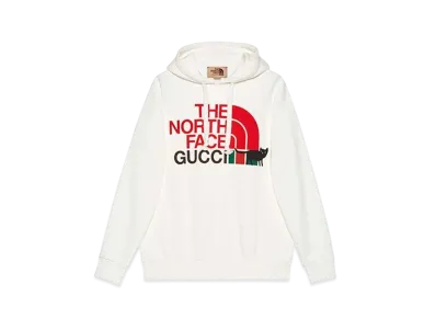 Gucci x The North Face Woman HOODED SWEATSHIRT "White"