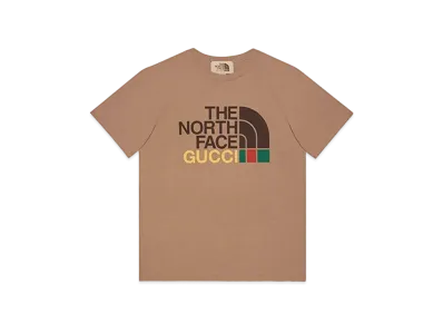 Gucci x The North Face Woman S/S T-SHIRT "Brown"