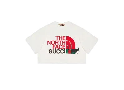Gucci x The North Face Woman S/S T-SHIRT CROP "White"