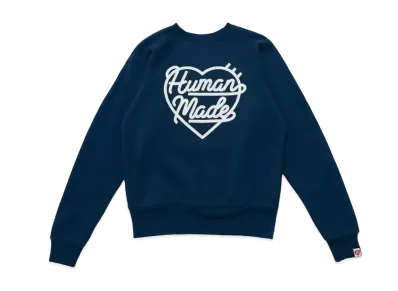 HUMAN MADE RAGLAN CREWNECK SWEATSHIRT "Navy"