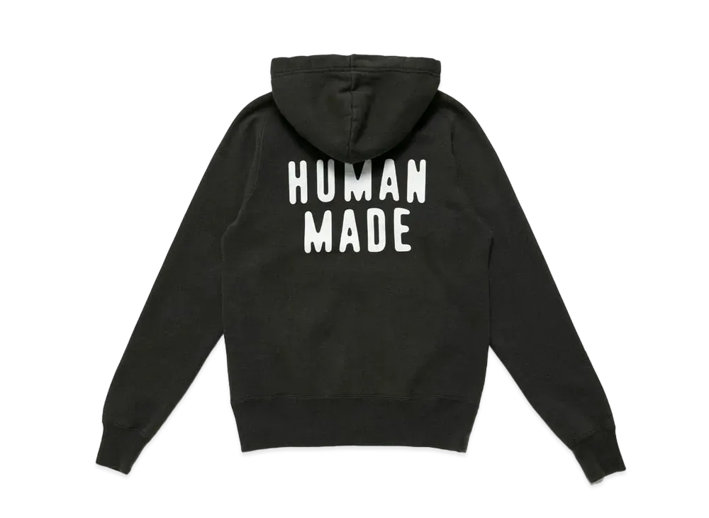 HUMAN MADE ZIP HOODIE "Black"