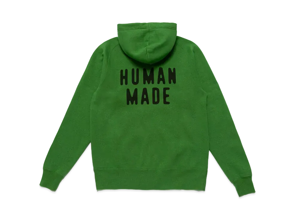 HUMAN MADE ZIP HOODIE "Green"