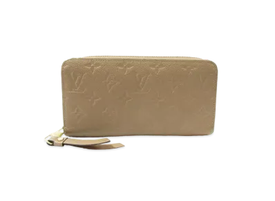 Louis Vuitton Monogram Empreinte Zippy Wallet "Dune"