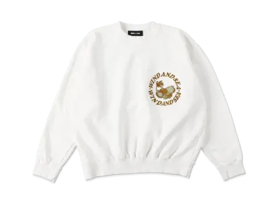 WIND AND SEA (SEA-ALIVE) CREW NECK "White"