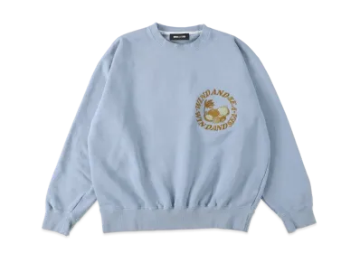 WIND AND SEA (SEA-ALIVE) CREW NECK "Blue"