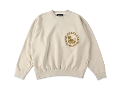 WIND AND SEA (SEA-ALIVE) CREW NECK "Beige"
