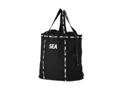 WIND AND SEA (CORDURA) NYLON TOTE BAG "Black"
