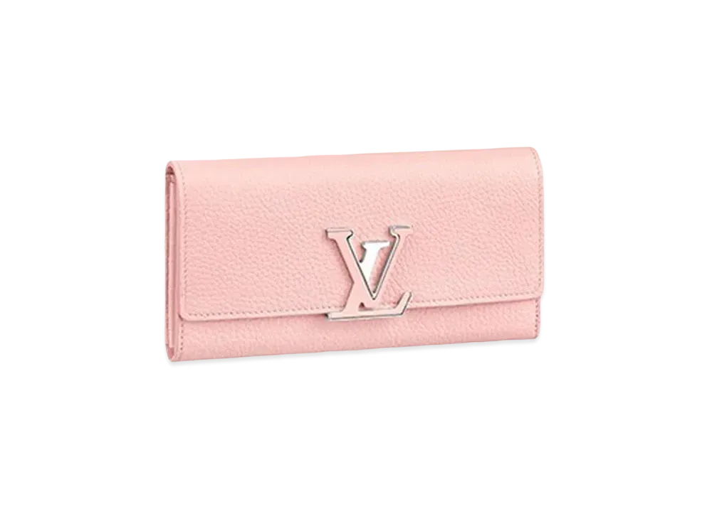 Louis Vuitton Capucines Wallet Taurillon Leather "Magnolia"