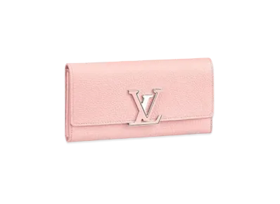 Louis Vuitton Capucines Wallet Taurillon Leather "Magnolia"