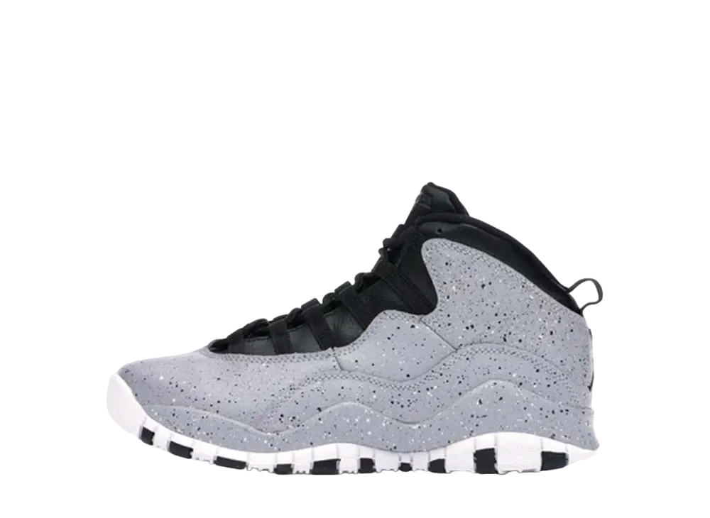 ナイキ GS エアジョーダン 10 レトロ "ライト スモーク グレー"
