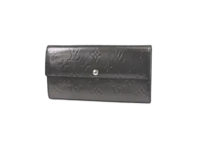 Louis Vuitton Sarah Wallet Monogram Matte "Noir"