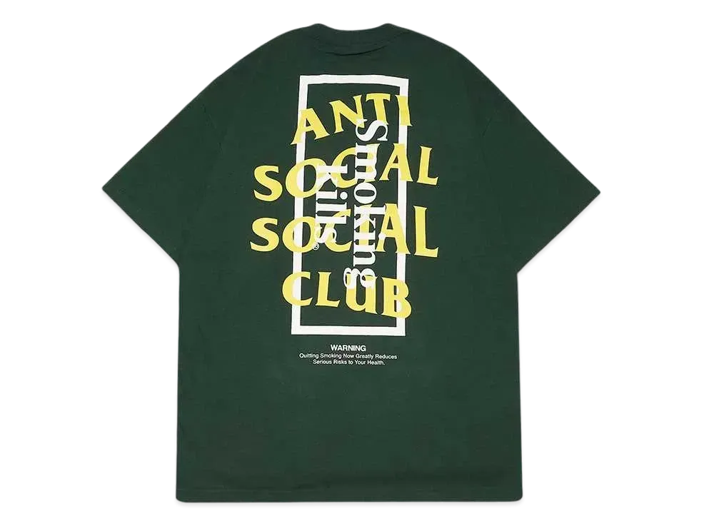 ANTI SOCIAL SOCIAL CLUB collaboration with #FR2 Smoking kills T-shirt "Green"